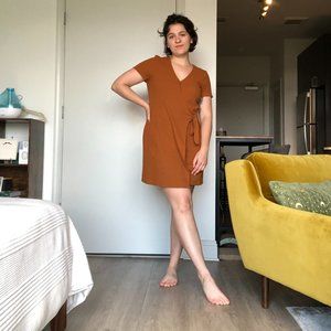 Madewell Texture & Thread Side-Tie Dress